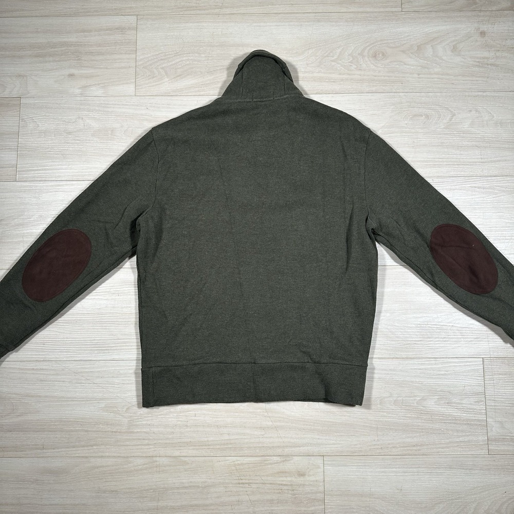 Polo Ralph Lauren Shawl Collar Pullover Sweater Mens Small Green Preppy Heritage - Picture 3 of 10